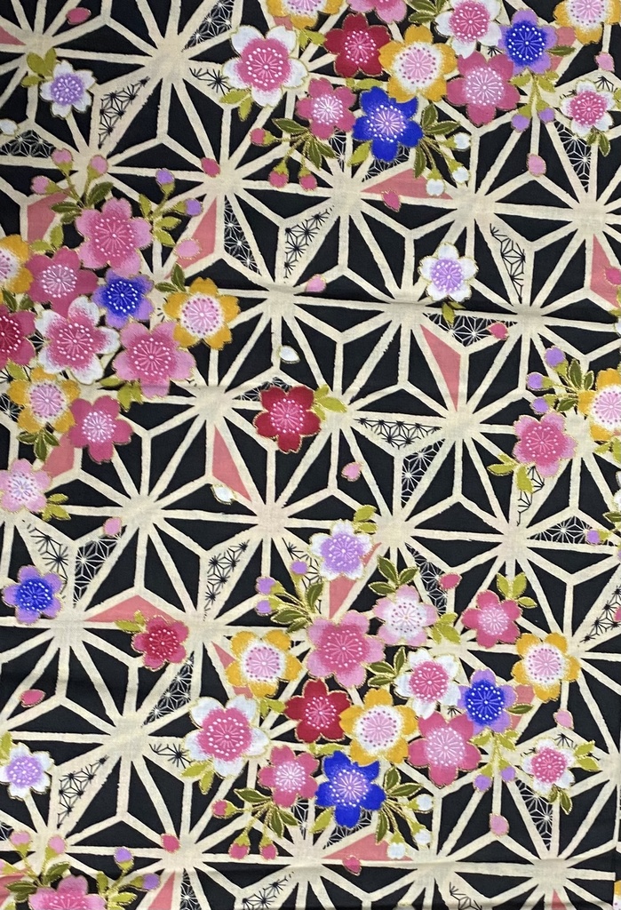 もちもちマスコット2体用ポーチ ホワイト×和柄