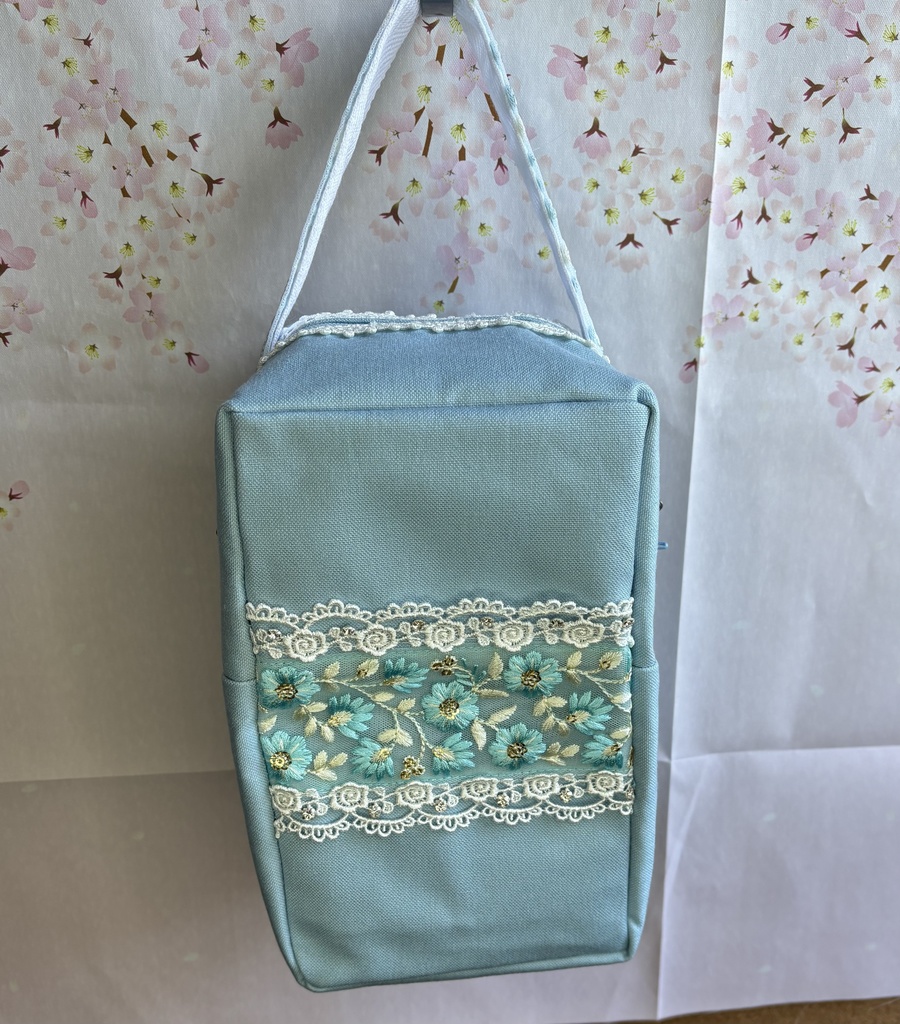 ぬいぐるみ用ポーチ 刺繍リボン 帽子なし