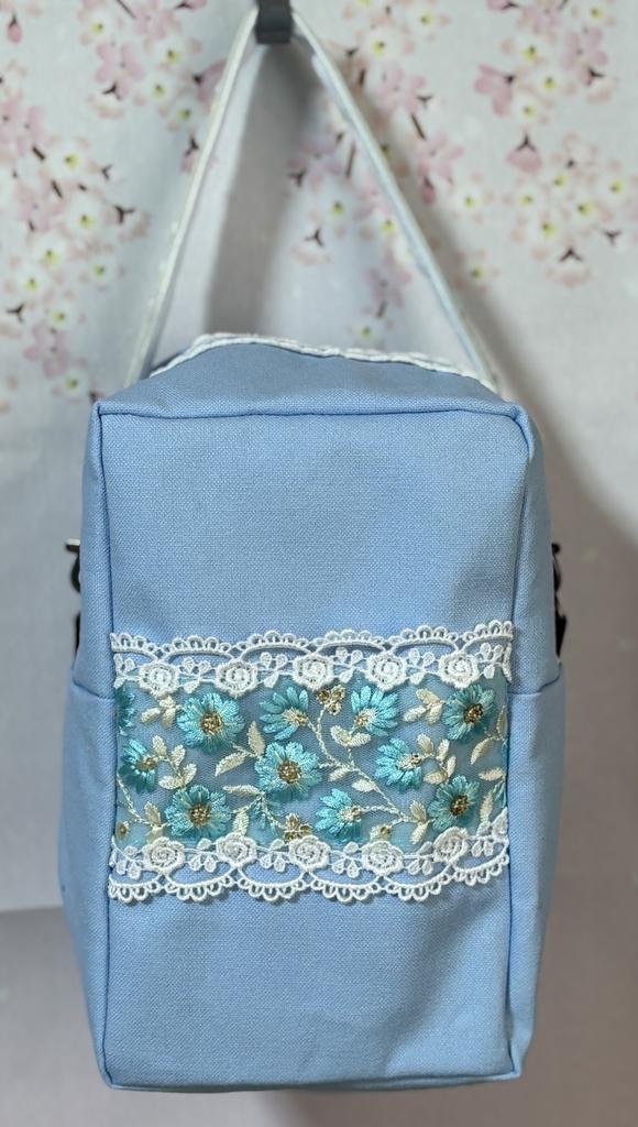 ぬいぐるみ用ポーチ 刺繍リボン 帽子なし