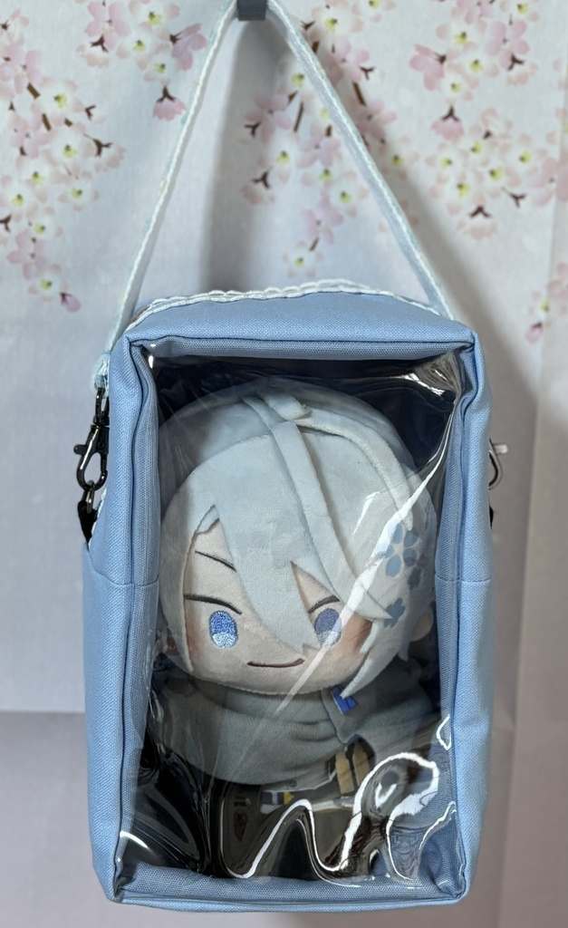 ぬいぐるみ用ポーチ 刺繍リボン 帽子なし