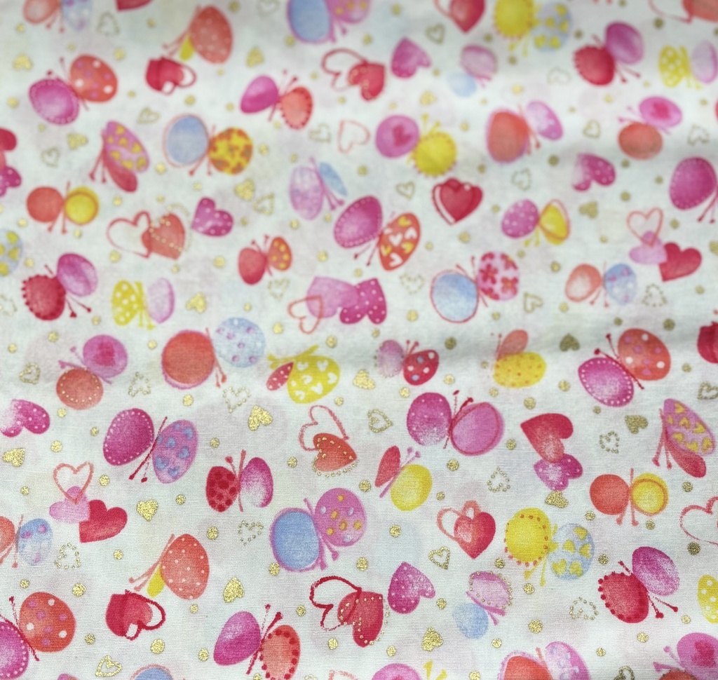 もちもちマスコット2体用ポーチ 濃ピンク×可愛い柄