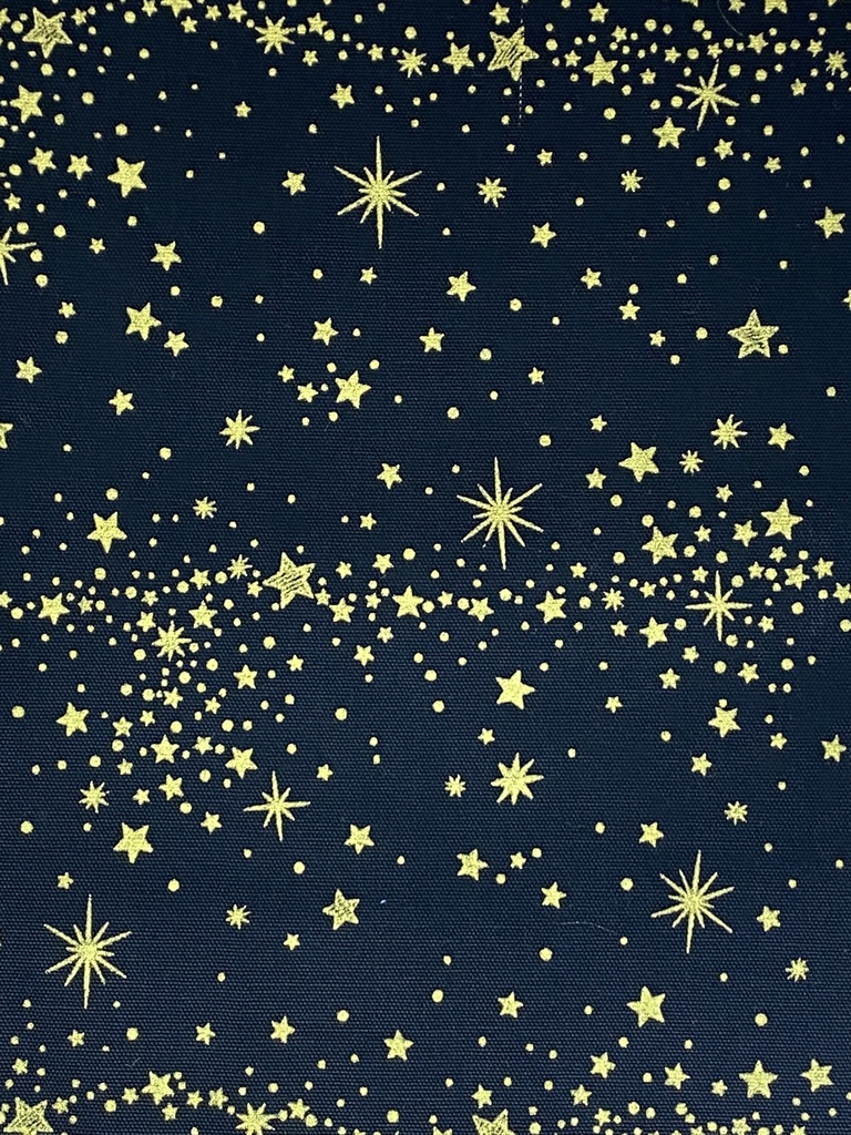 もちもちマスコット4体用ポーチ 無地×星柄