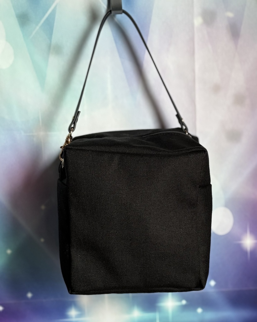 もちもちマスコット4体用ポーチ 無地×星柄