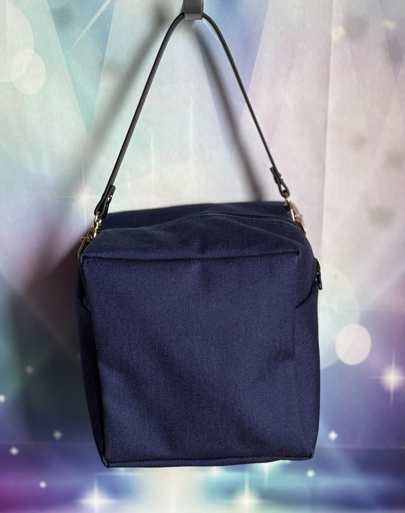 もちもちマスコット4体用ポーチ 無地×星柄