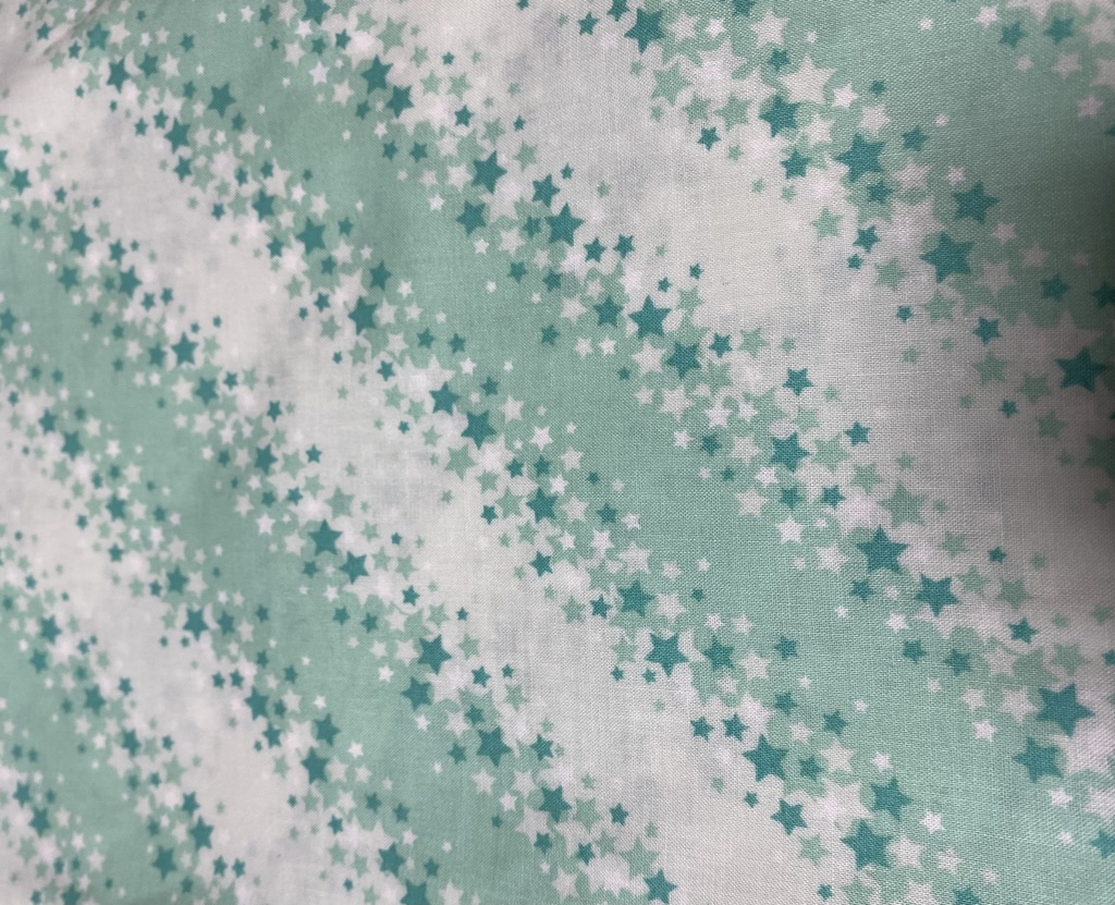 もちもちマスコット4体用ポーチ 無地×星柄