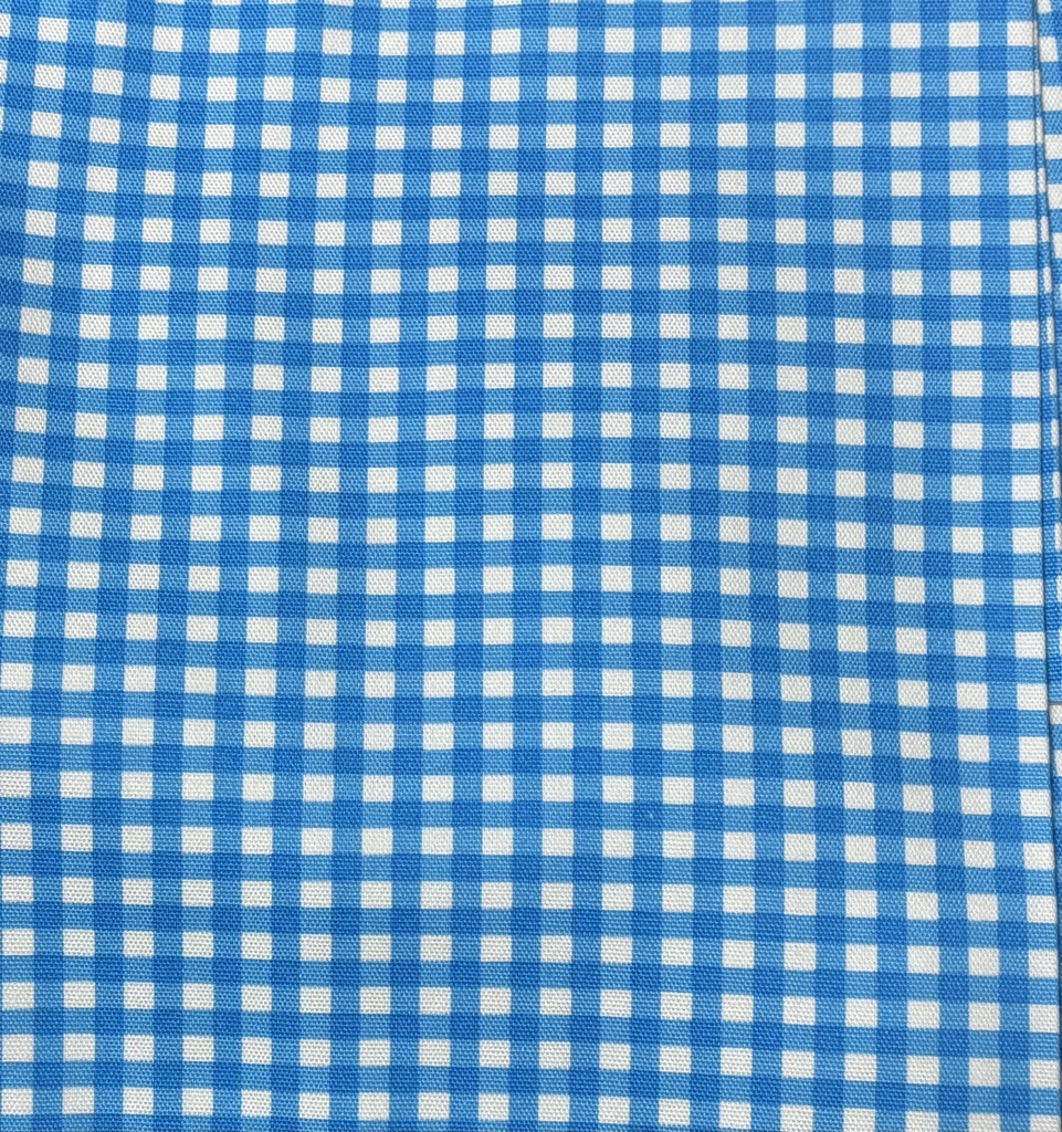 もちもちマスコット4体用ポーチ 無地×チェック柄