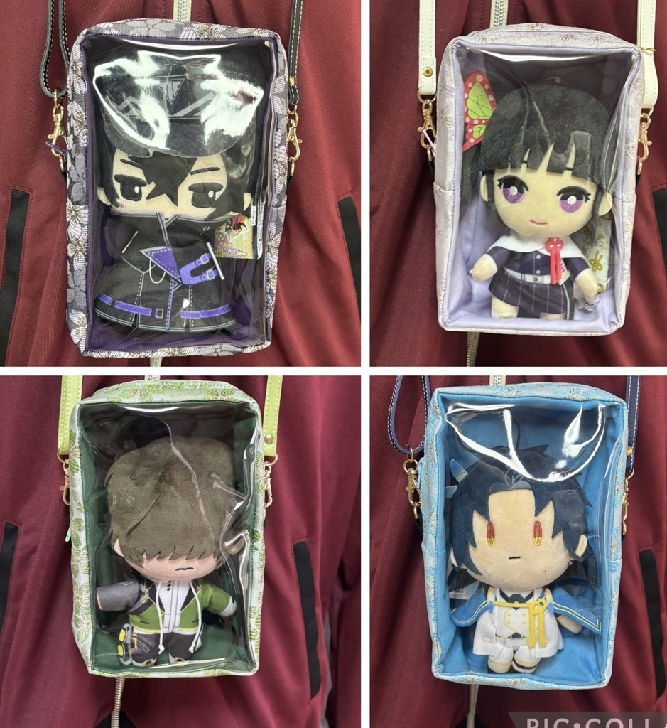 ぬいぐるみ用ショルダーバッグ 小桜 金襴