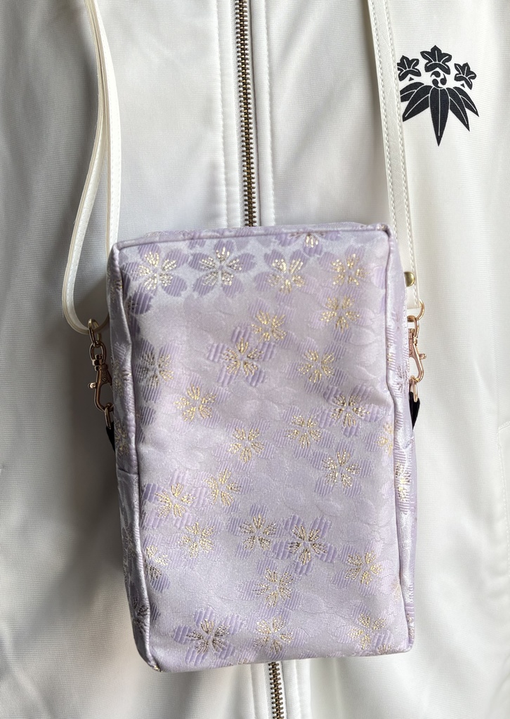 ぬいぐるみ用ショルダーバッグ 小桜 金襴 N