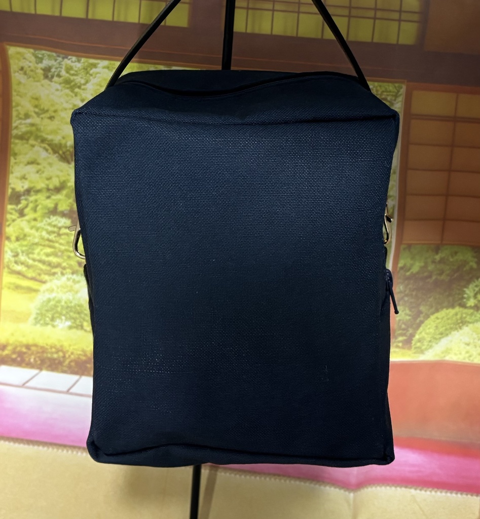 ぬいぐるみ用ポーチ 無地×おにぎり柄