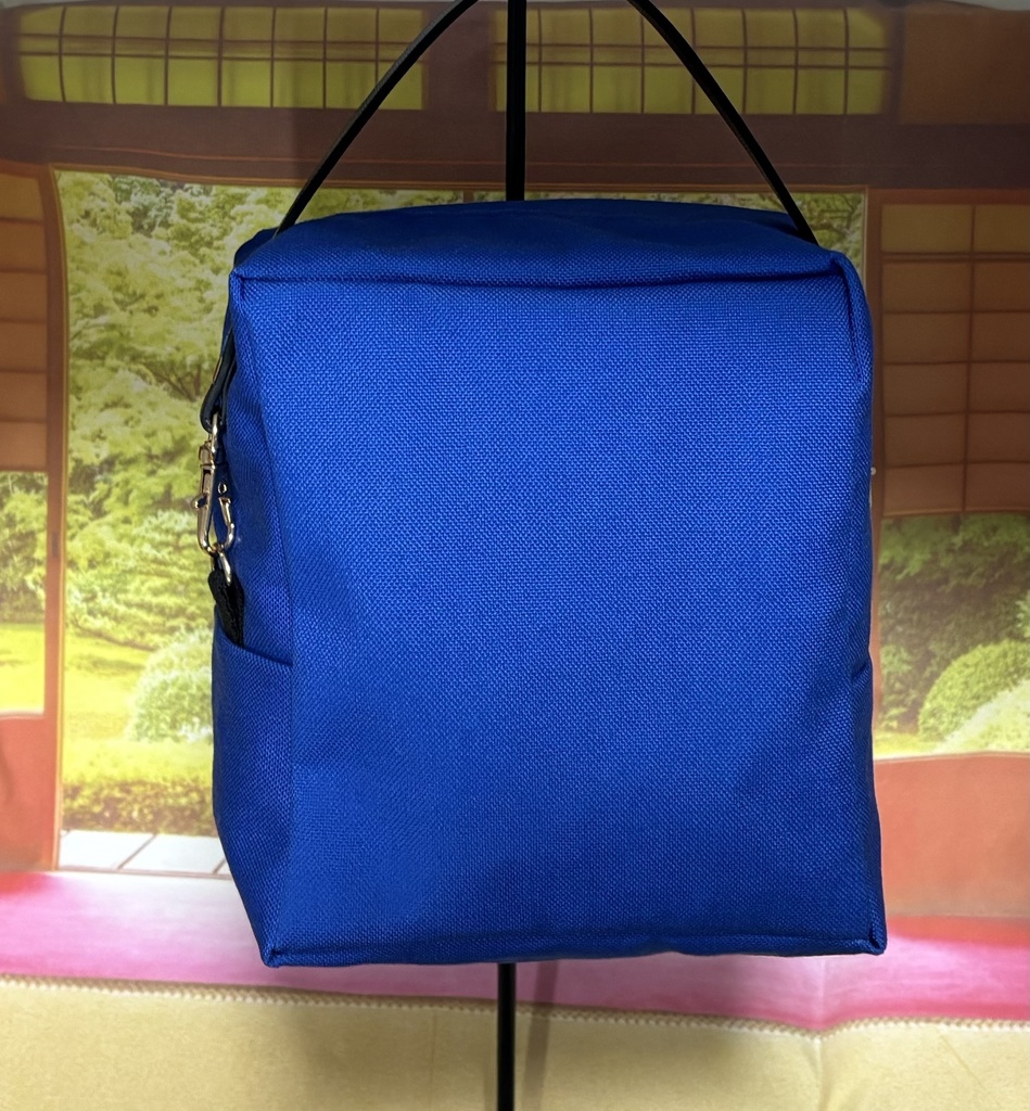 ぬいぐるみ用ポーチ 無地×おにぎり柄