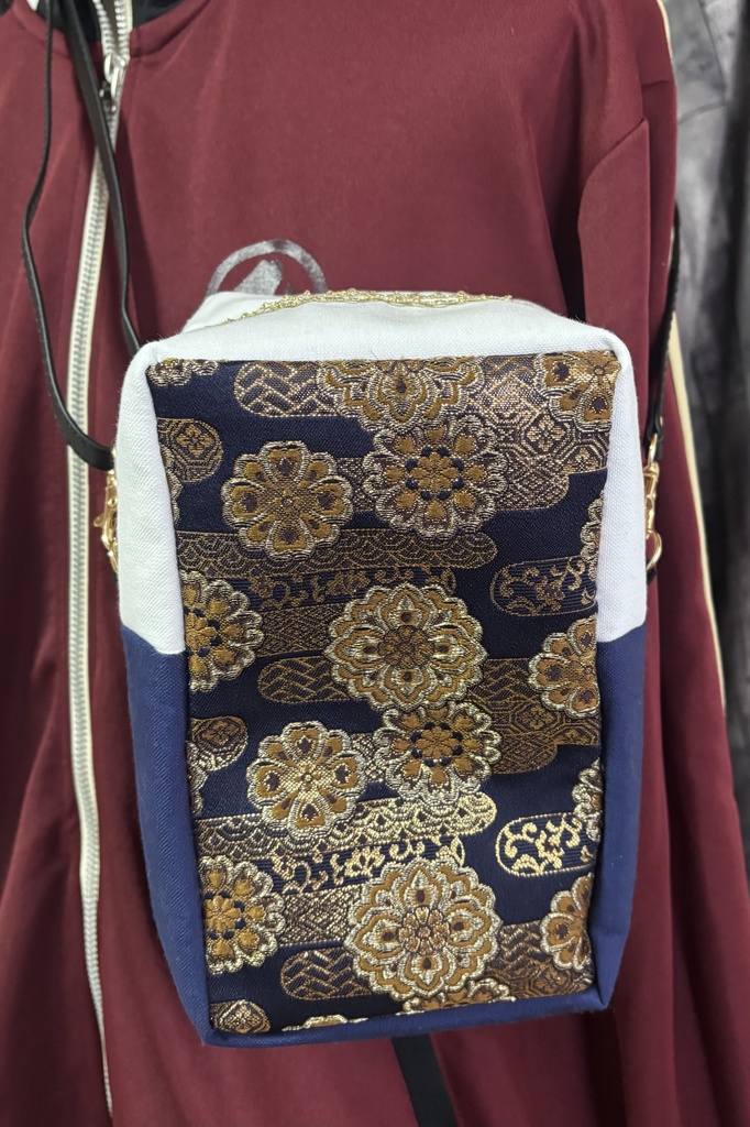 金襴 ぬいぐるみ用ショルダーバッグ
