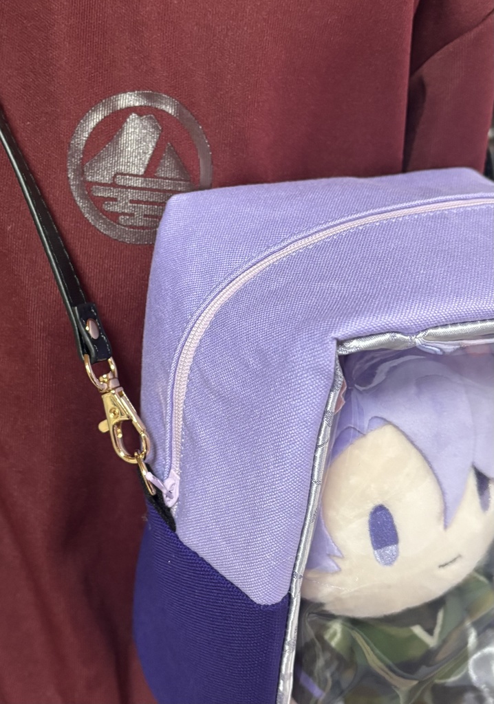 金襴 ぬいぐるみ用ショルダーバッグ