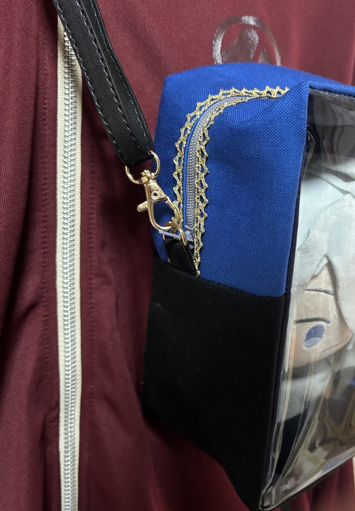 金襴 ぬいぐるみ用ショルダーバッグ