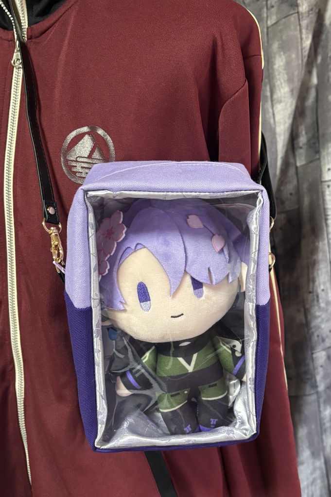 金襴 ぬいぐるみ用ショルダーバッグ