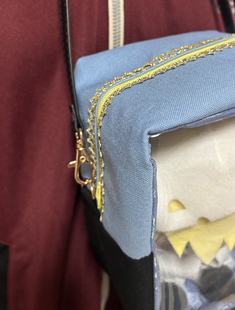 金襴 ぬいぐるみ用ショルダーバッグ
