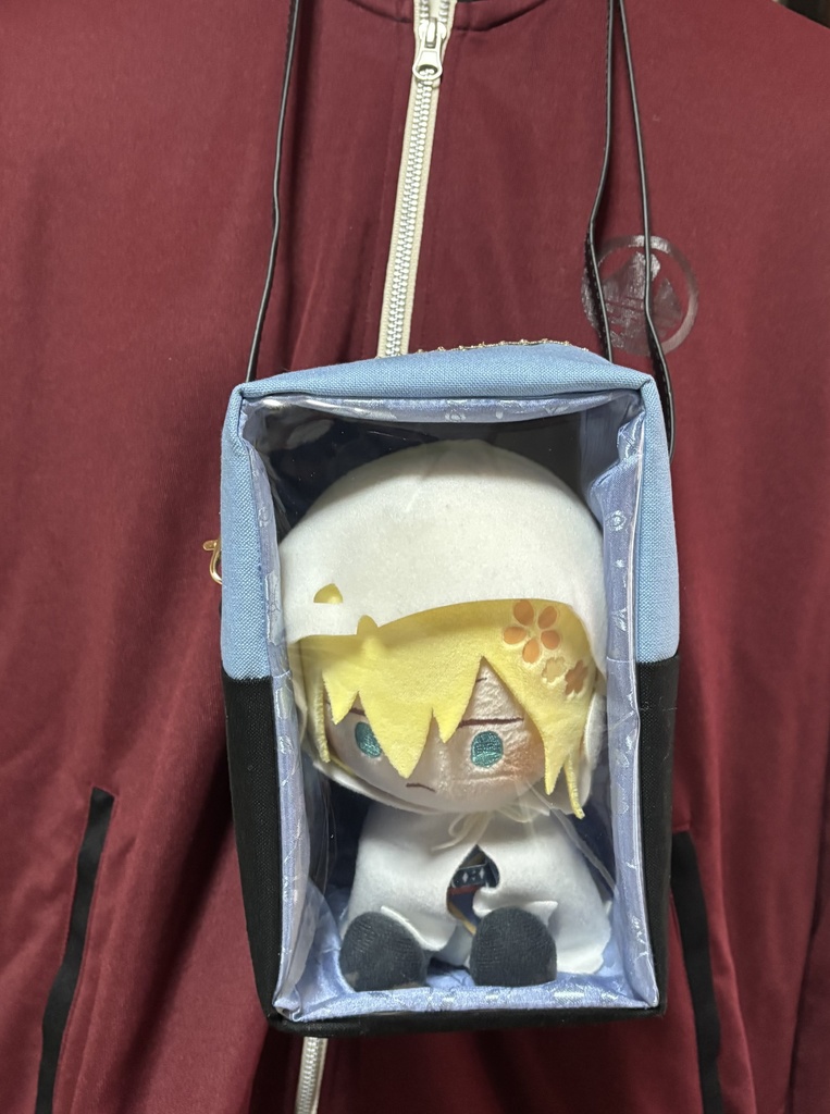 金襴 ぬいぐるみ用ショルダーバッグ