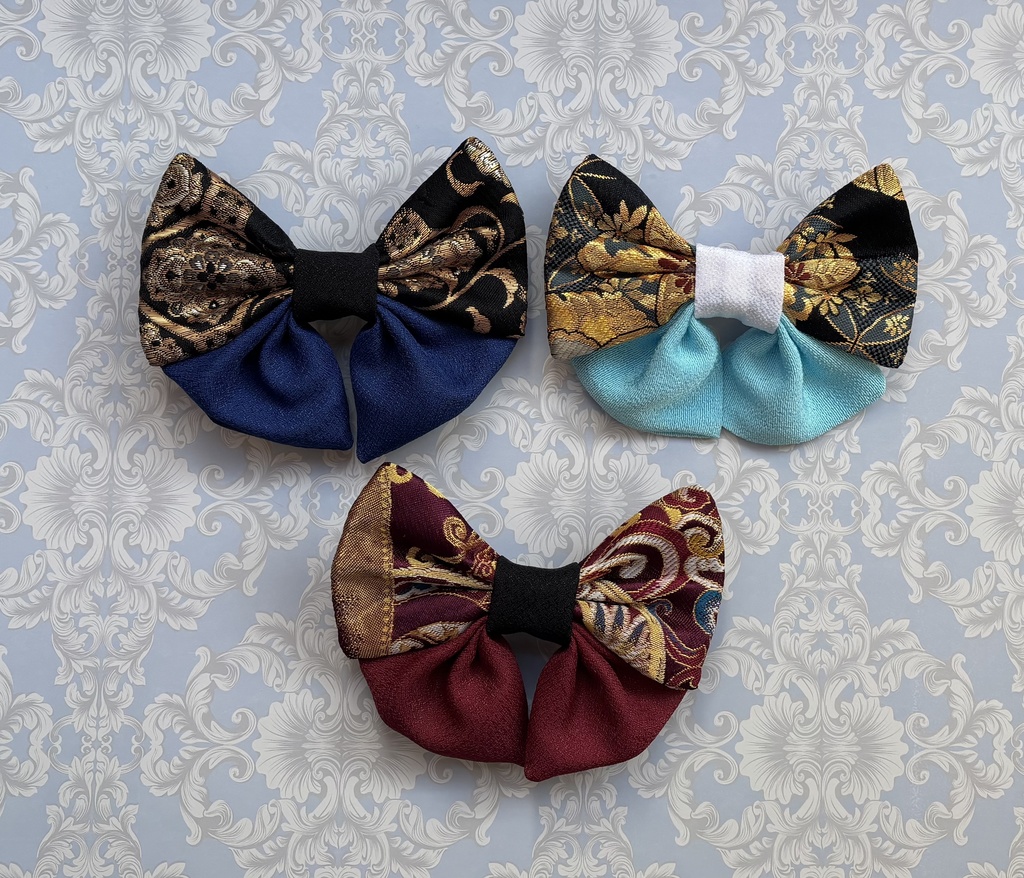 刀剣乱舞　金襴＆ちりめんヘアアクセサリー　バレッタ