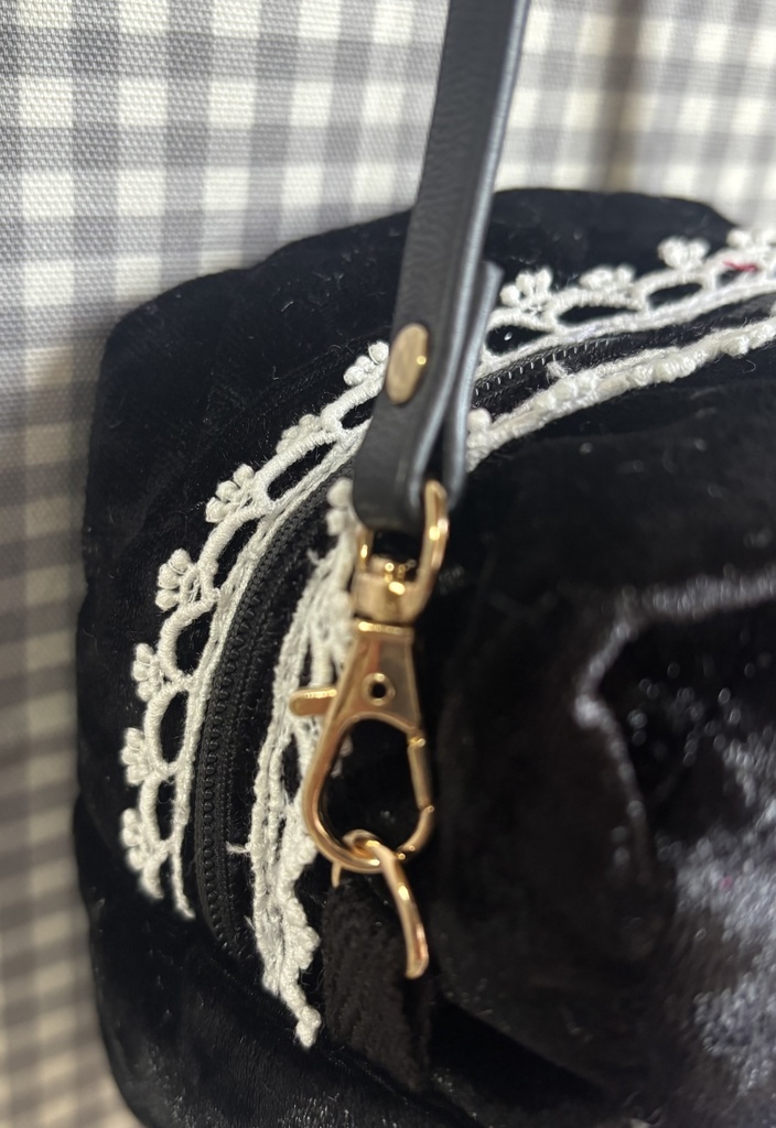 ベロアキルト ぬいぐるみ用ポーチ ちびぐるみ