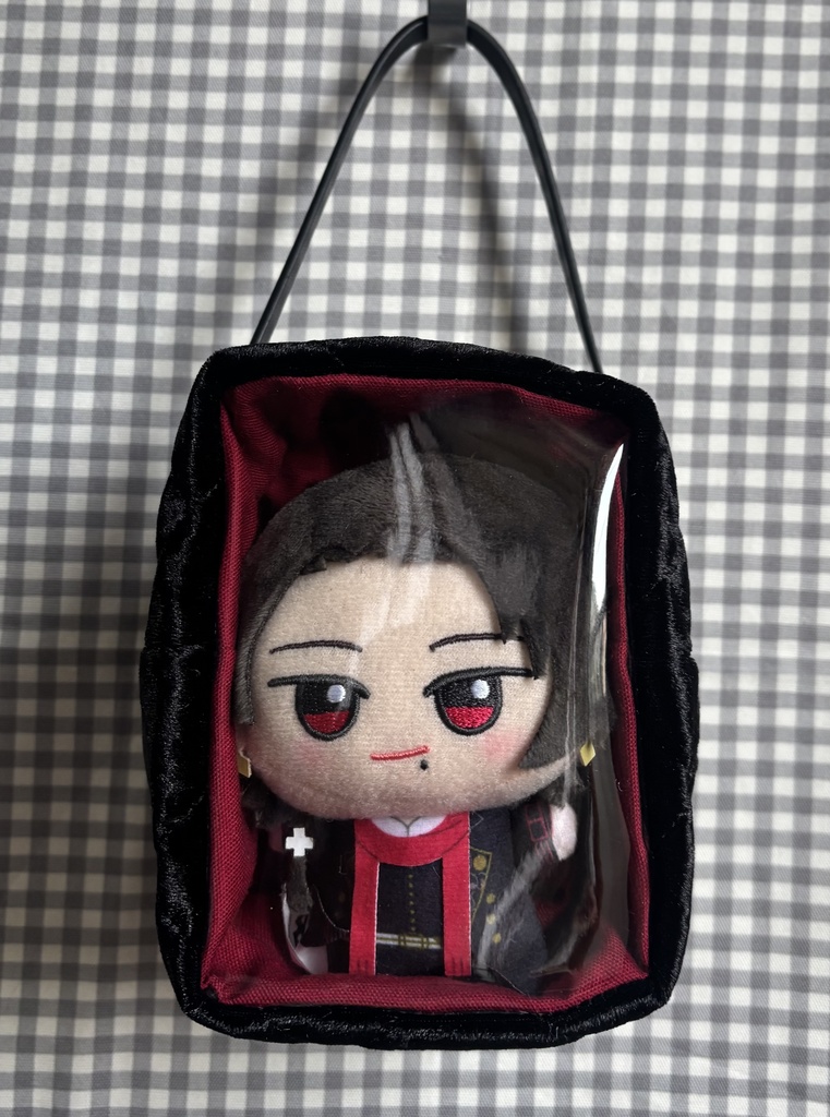 ベロアキルト ぬいぐるみ用ポーチ ちびぐるみ