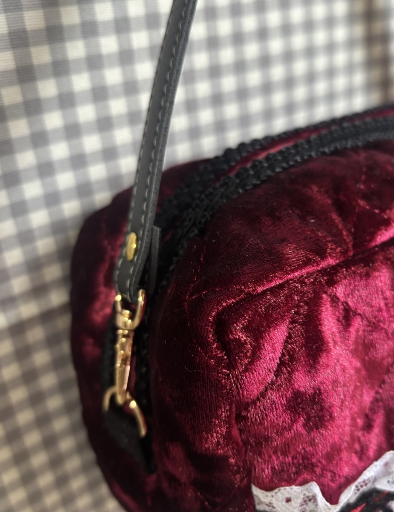 ベロアキルト ぬいぐるみ用ポーチ 2体用 ちびぐるみ