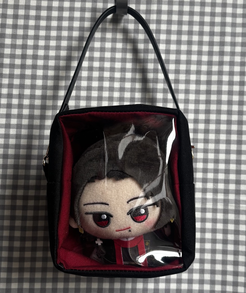 ぬいぐるみ用ポーチ 刺繍リボン ちびぐるみ