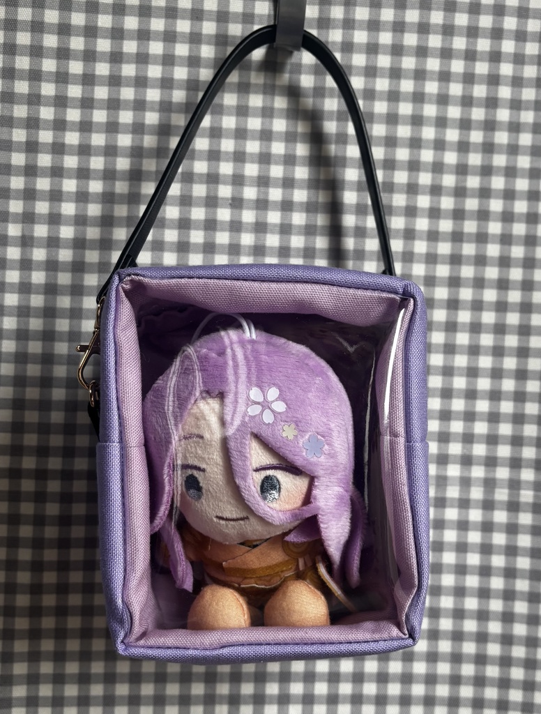 ぬいぐるみ用ポーチ 刺繍リボン ちびぐるみ