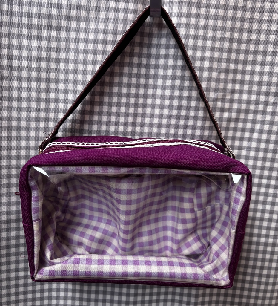 ぬいぐるみ用ポーチ 2体用 刺繍リボン