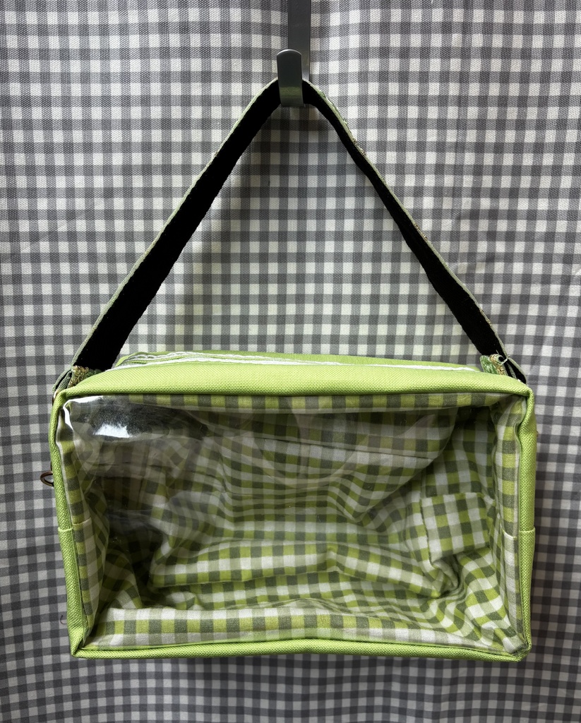 ぬいぐるみ用ポーチ 2体用 刺繍リボン