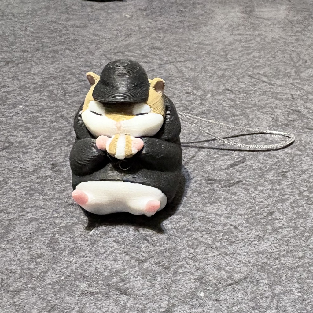 梶ハムちゃんフィギュアストラップ(おにぎり)