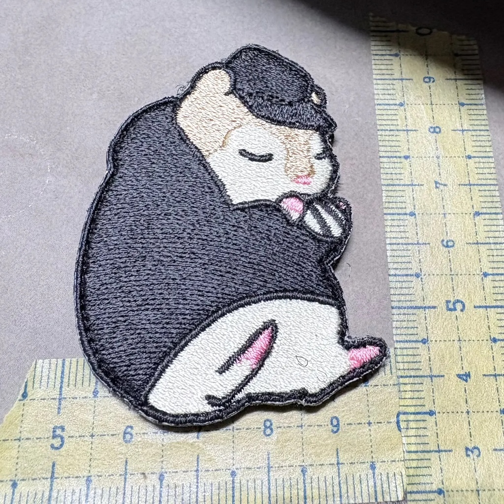 梶ハムちゃんワッペン(おにぎり)