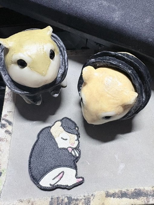 梶ハムちゃんワッペン(おにぎり)