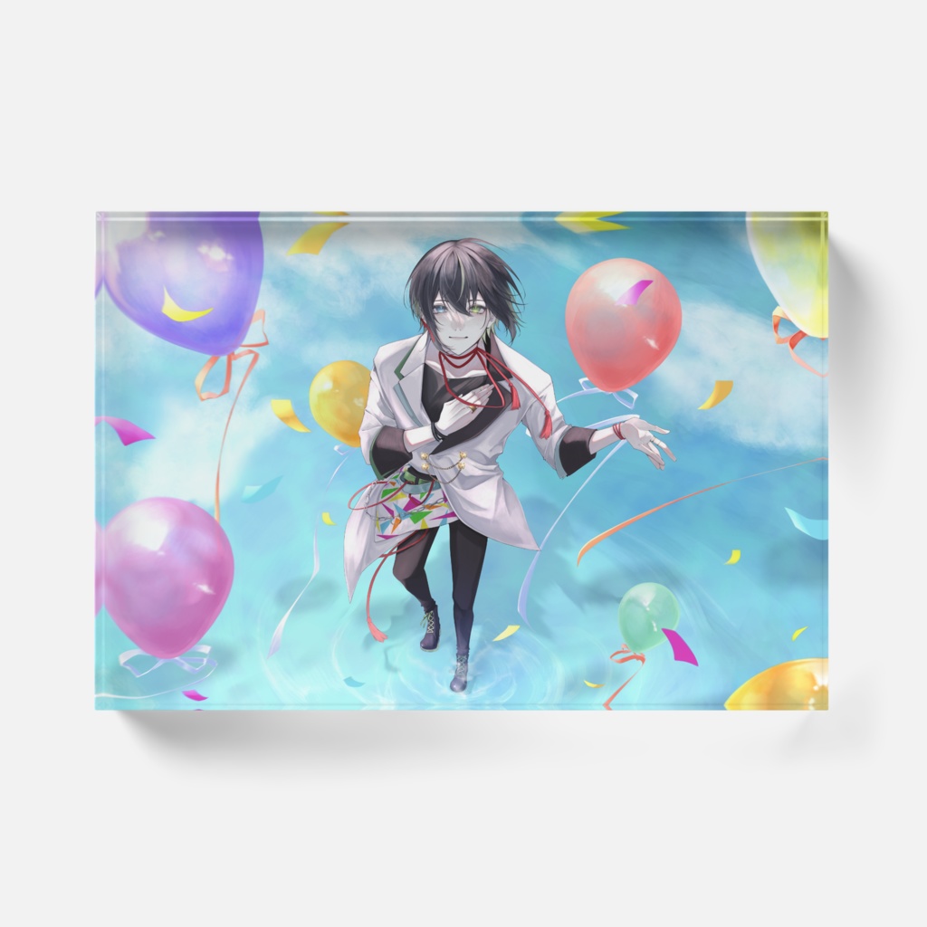 【アクリルブロック】囃子祀璃 4th anniversaryイラスト