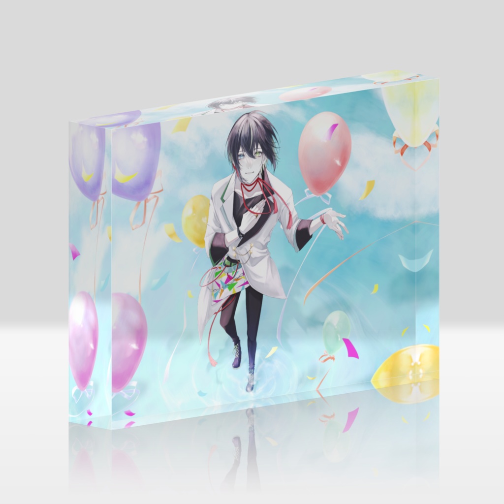 【アクリルブロック】囃子祀璃 4th anniversaryイラスト