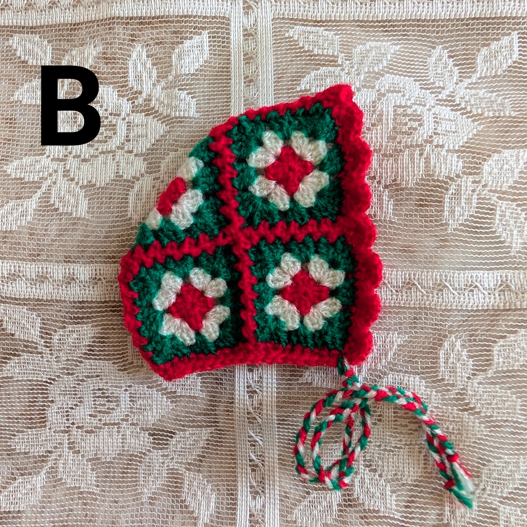 11月のクリスマスなレトロポップボンネット