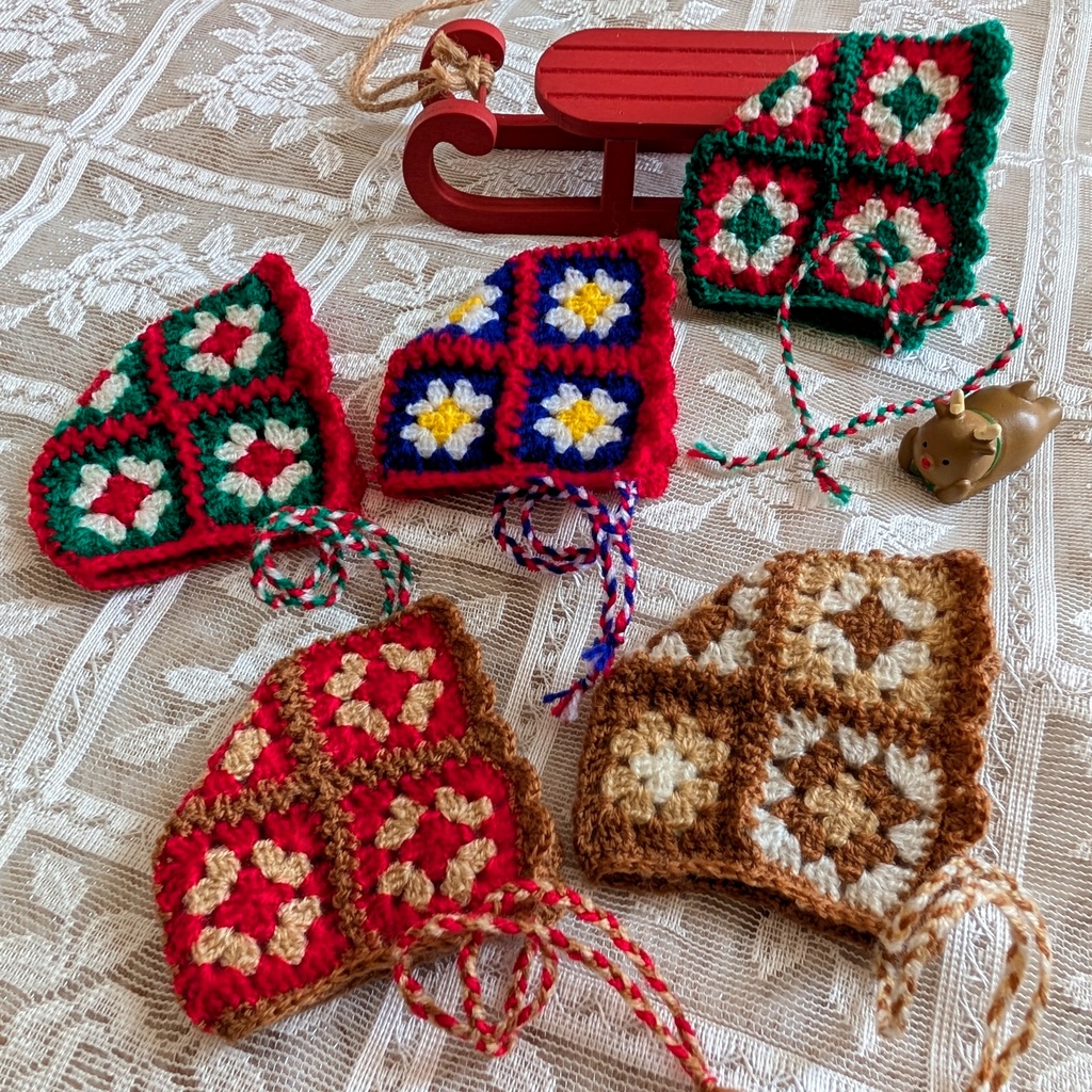 11月のクリスマスなレトロポップボンネット