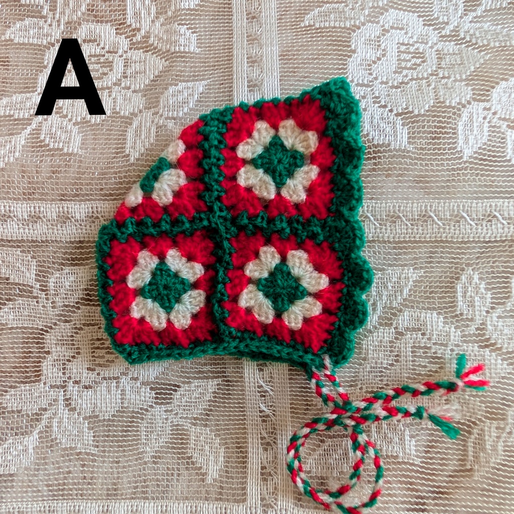 11月のクリスマスなレトロポップボンネット