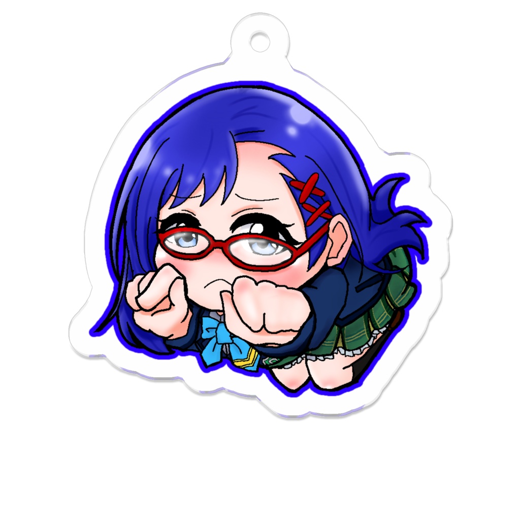 にゃんにゃんアクリルキーホルダー(樹)