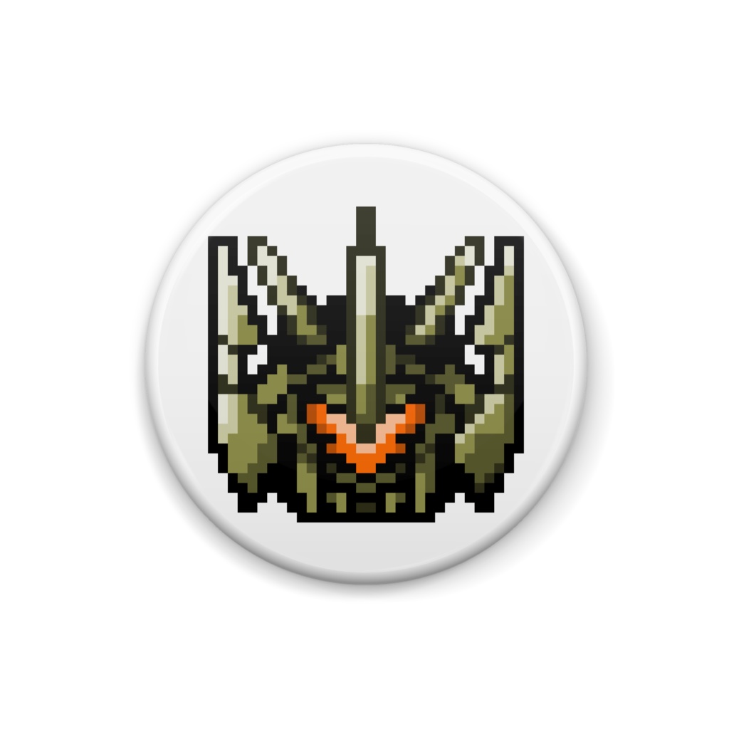 スパ〇ボ風アイコン缶バッジ スピナティア=デモリション