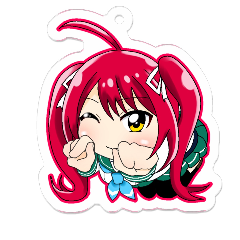 バトガにゃんにゃんアクリルキーホルダー(うらら)