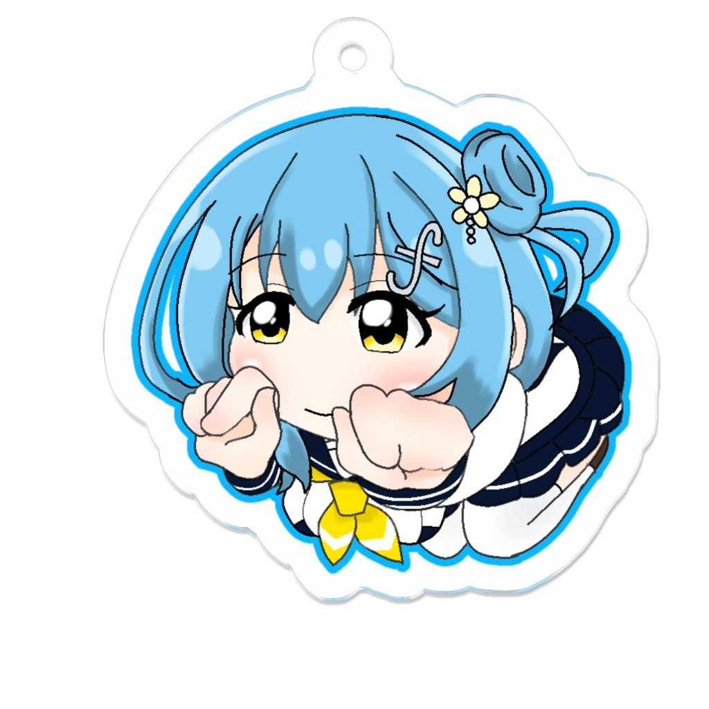 バトガにゃんにゃんアクリルキーホルダー(詩穂)