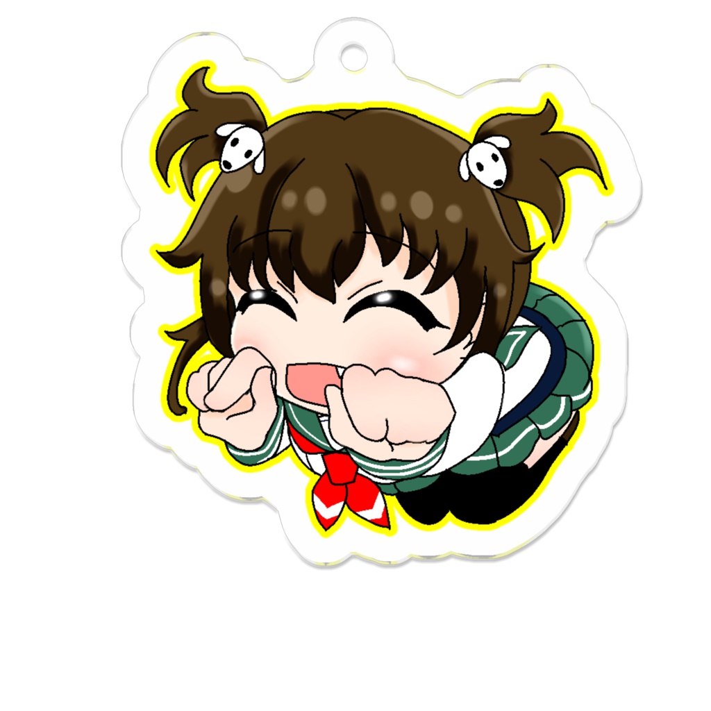 にゃんにゃんアクリルキーホルダー(ひなた)