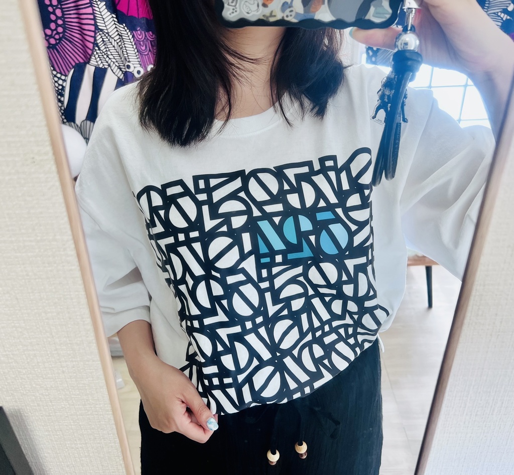 さりげなく主張したい五伏Tシャツ/ジオメトリック