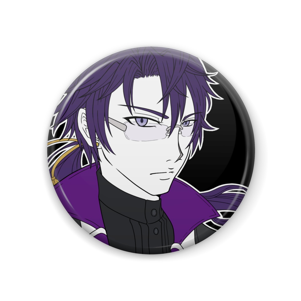 【刀剣乱舞】大きめ缶バッジ(山鳥毛/日光一文字)