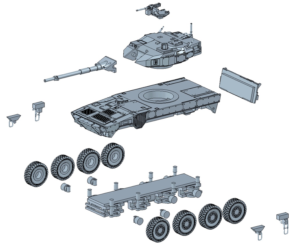1/100 16式機動戦闘車 試作1号車
