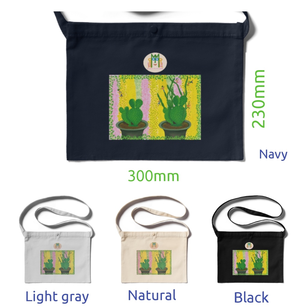 サコッシュバッグ（４色）#1 Momo-Ruru