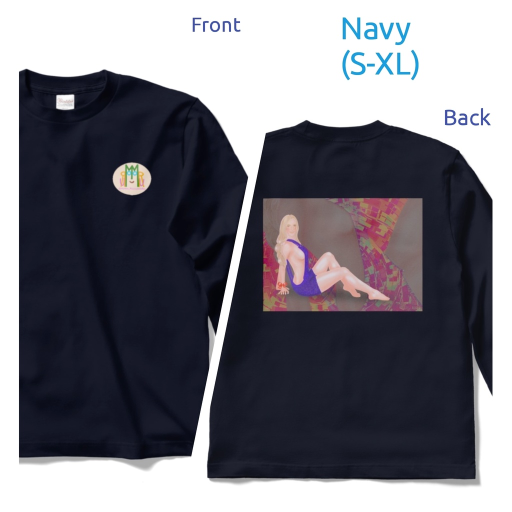 ロングスリーブTシャツ(S-XL) 両面プリント #7 Angels