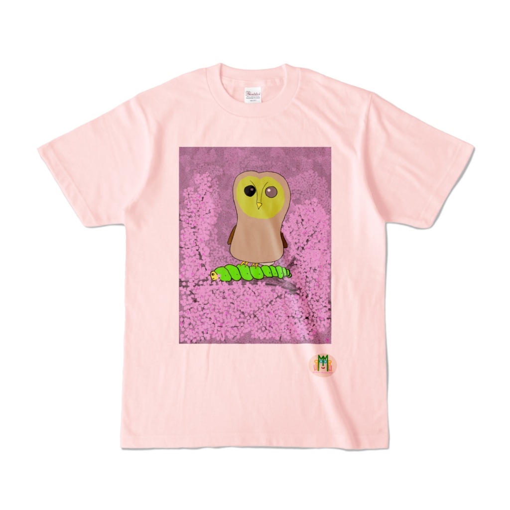 カラーTシャツ(S-XL) ピンク #4 Dino Offspring 