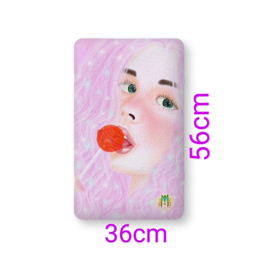 ふかふかクッション 片面・中サイズ #4 Angels キャンディー