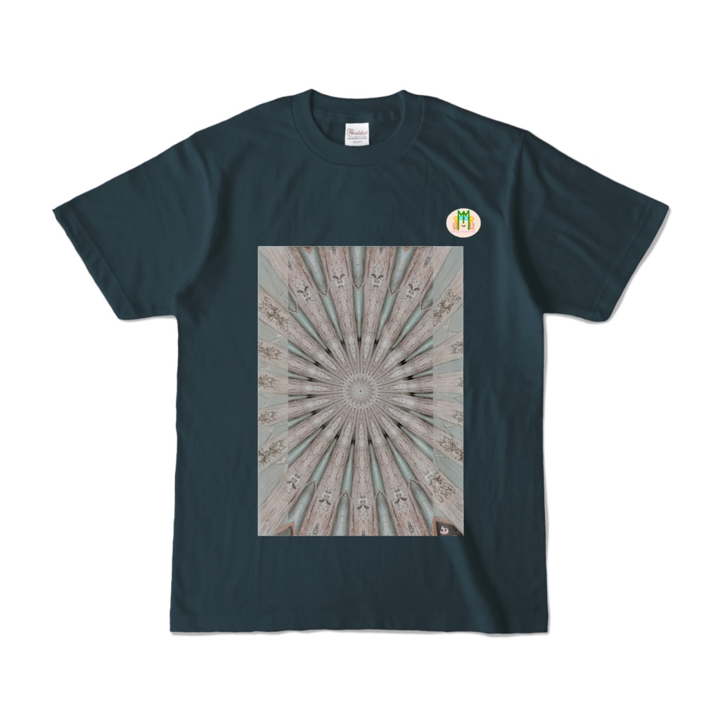 カラーTシャツ(S-XL)デニム Reverence for Nature 森の精 