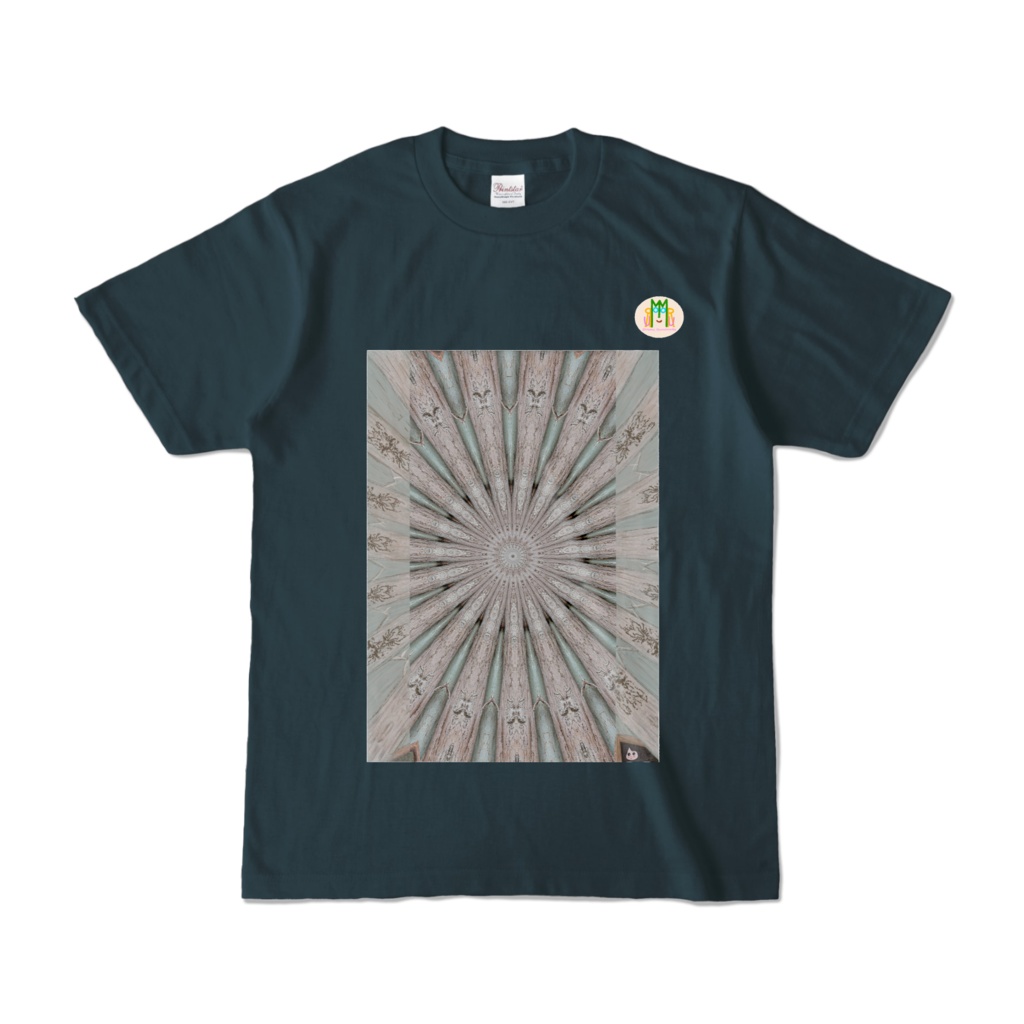 カラーTシャツ(S-XL)デニム Reverence for Nature 森の精 - Momo